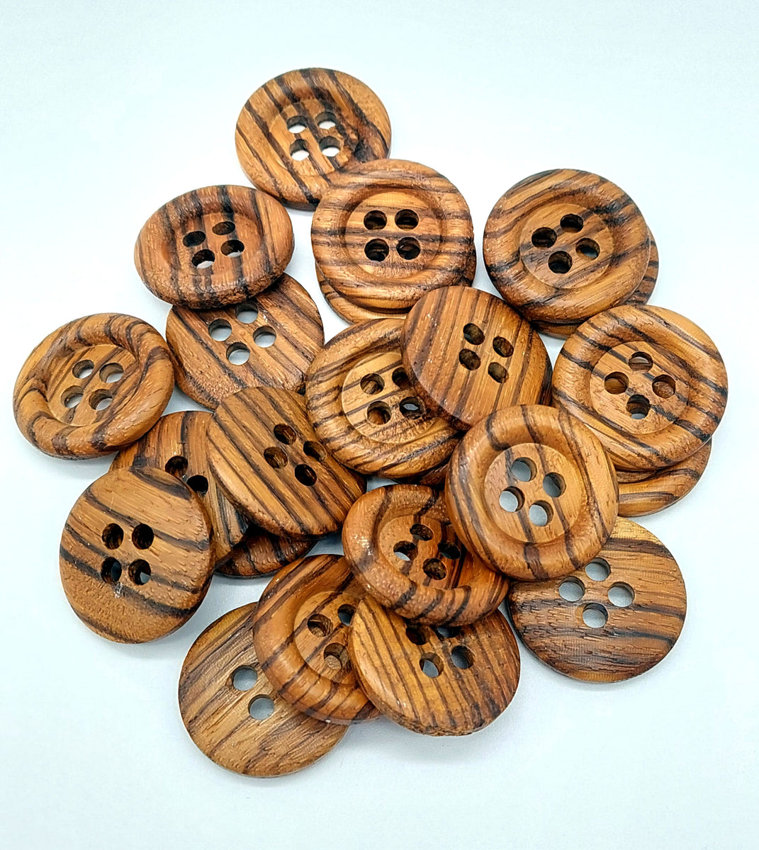 Handcrafted Wood Buttons For A Coat or Jacket 